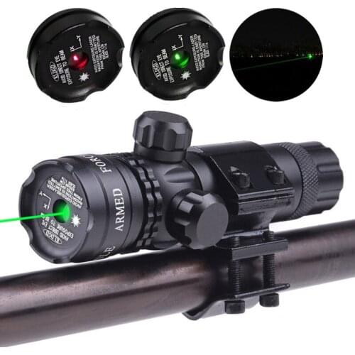 Universal Green Laser Dot Aim Tactical Sight Scope With Mount For Airsoft Hunting Shooting Lazer for Pistol Rail and Rifle