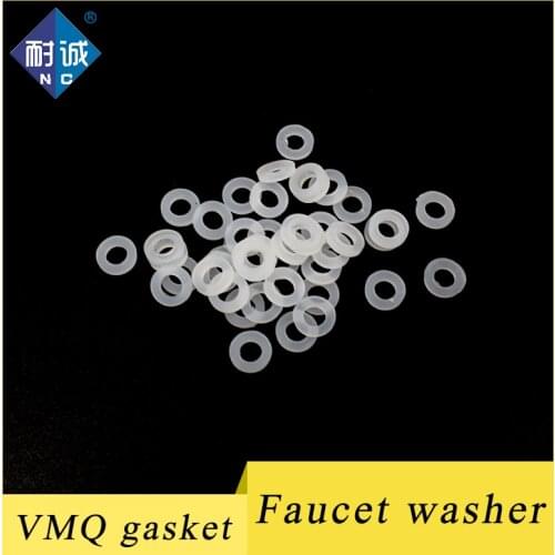 Corrugated hose faucet O-ring Washer 1/4" 3/8" 1/2" 3/4" 1" 1.2" 1.5" 2" White Gasket Silicone Rubber VMQ