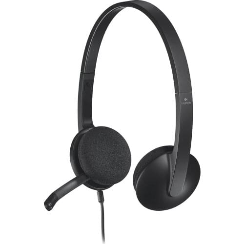 Logitech USB Headset H340, Stereo, USB Headset for Windows and for Mac