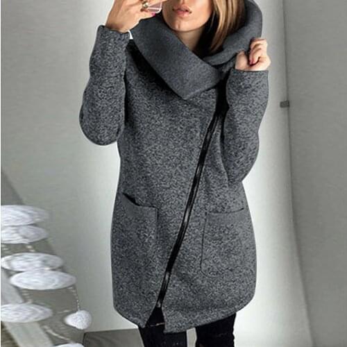 Women Spring Winter Plus Size 5xl Sudaderas Para Mujer Fleece Sweatshirt Hoodie Long Zipper Hoodies Jacket Coat Outwear 2021