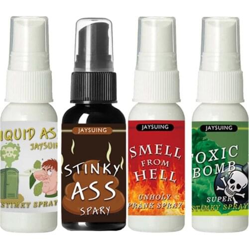 30ml Super Stinky Liquid Fart Terrible Smell Spray Long Lasting Smell Halloween Prank Toy Adults Children Spoof Odor Spray