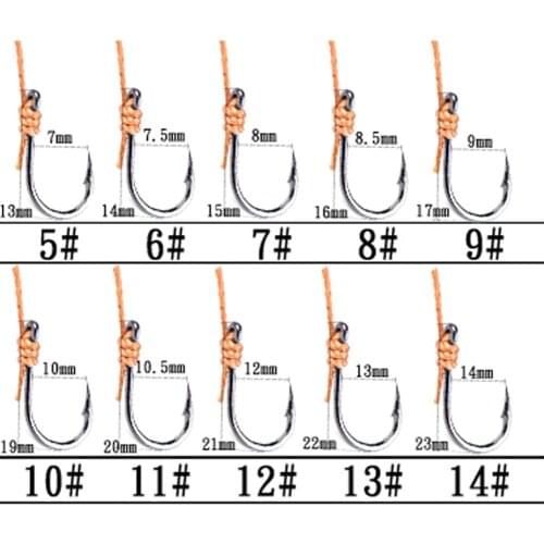 1pc High Carbon Steel Swivel Fishhooks with 5 Small Hook Rigs Swivel Fishing Tackle Lures Baits String Hook Accessories