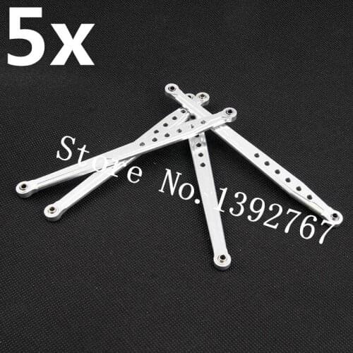 5 Sets/Lot OEM Upgrade Parts OP Aluminum Rear Link Set for AXIAL SCX10 1/10 Scale Models RC Car Rock Crawler 4WD SCX10-03 Metal