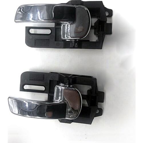 80671-JD00E 80670-JD00E FOR NISSAN QASHQAI J10 (04-13) DOOR HAND INSIDE LEFT RIGHT INTERNAL HANDLE SET CHROME