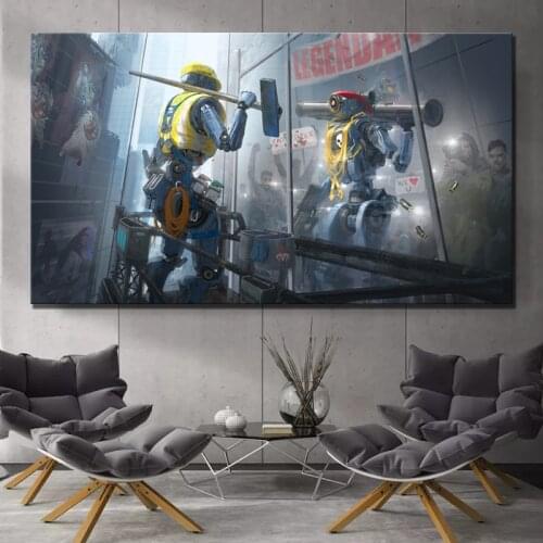 Home Decor Poster HD Pictures Prints Canvas 1 Piece Modular Apex Legends Game Living Room Art Decorative Cartoon Painting Framed