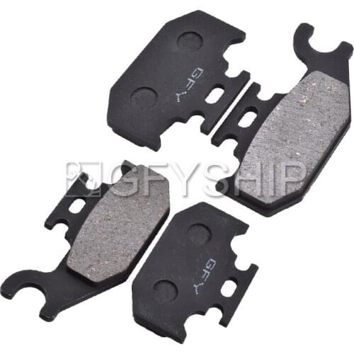 For SUZUKI LT-F 400 FK8/FK9/FL0/FL1 King Quad 4WD 2008-2012 LTF 400 motorcycle Brake Pads Brake Disks Front L+R