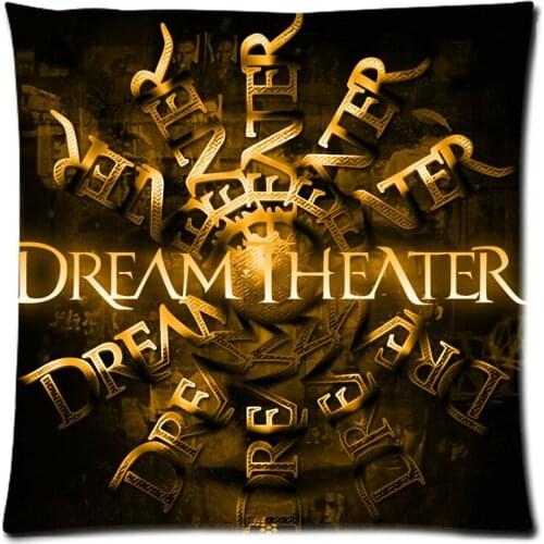 Dream Theater Cotton Linen Cushion Cover Sofa Decorative Throw Pillow Case Waist Cushion Case Pillow Slip 18"X18"