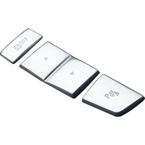 Chrome Car Button Covers Stickers Car Interior Accessories for BMW F10 F07 F06 F20 F30 F32 F01 F02 F25 F26 Car Styling