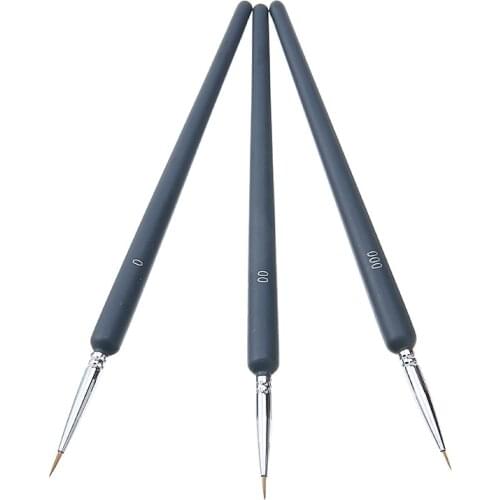 Fine Tip Detail Paint Brushes Art Miniature Model Artist Painting Brush Pen Set Hook Line Pen Art Supplies