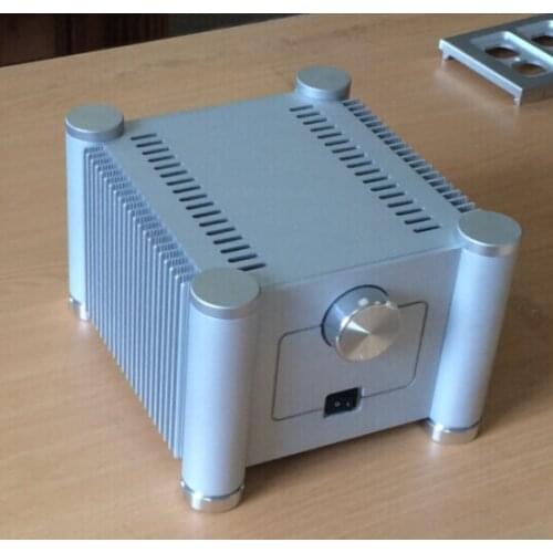 RD2013 white aluminum amplifier chassis/AMP case Enclosure / headphone amp case / PSU Box DIY