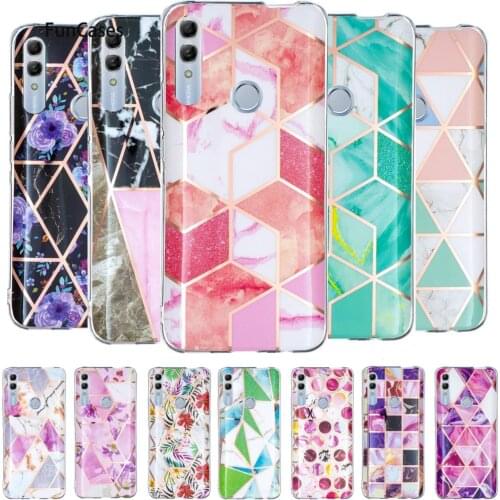 Gold Line Cases Girly For cellular Huawei Honor 10 Lite High Quality IMD Cover Telofon Huawei hoesje P Smart 2019 Honor 8A 8S