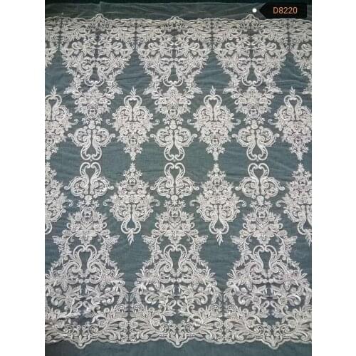 Fashion Embroidered Tulle Lace Fabric For Party Dress High Quality African French Net Lace Fabric 10 Yards