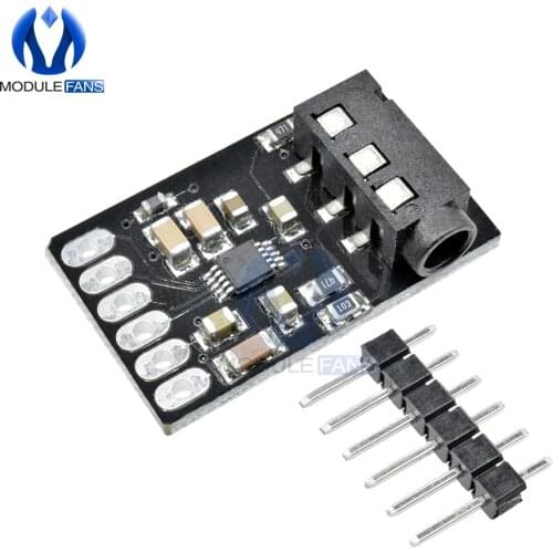 CS4344 Stereo Audio D/A Digital to Analog Conversion Converter Module 2kHz-200kHz I2S Board Audio Data Interface Low-pass Filter