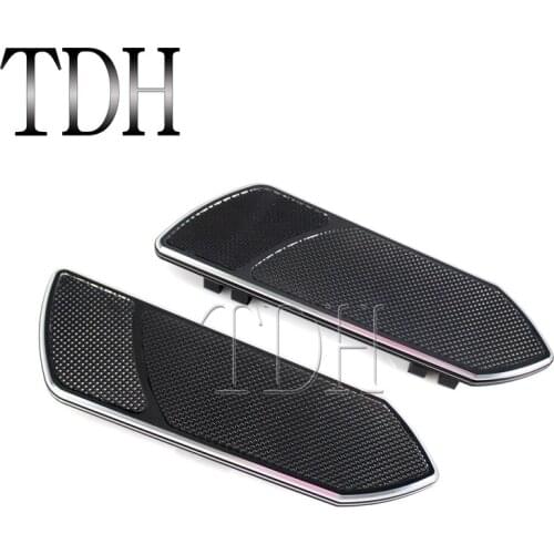 Male Mount Motorcycle Black Footrest Footpegs Floorboard Universal For Harley Touring Softails 1984-2015