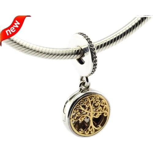 Fits for Pandora Charms Bracelets Family Roots Beads 100% 925 Sterling Silver Jewelry Free Shipping