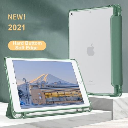 2021 Shockproof PC+TPU Clear Case for Apple Ipad Pro 11 12 9 Sleeve Cover for I Pad Air 3 4 5 6 7th 8th Generation 9 7 10 2 10 5
