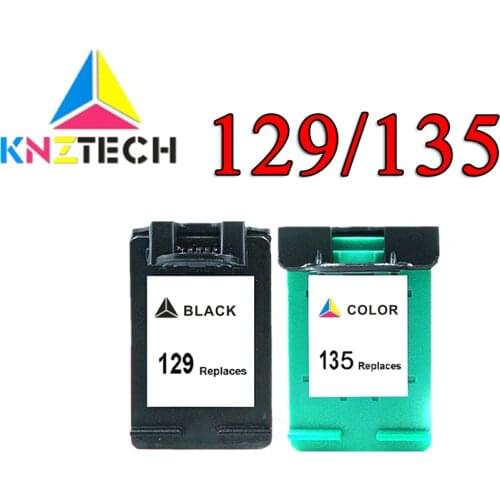Compatible for hp 129 ink Cartridge for hp129 135 printer Cartridge Deskjet C4183 5943 6943 6983 D4163 2575 printer