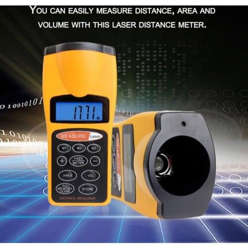 Ultrasonic range finder portable laser range finder electronic measuring instrument battery-powered