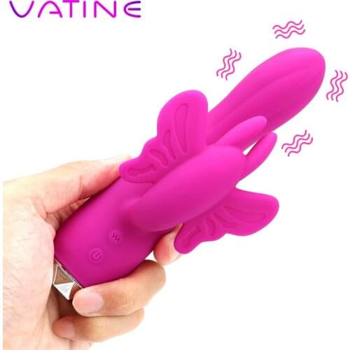 VATINE 10 Speeds Butterfly Vibrator G-spot Dildo Clitoris Stimulator Female Masturbator G-spot Massager Sex Toys For Women