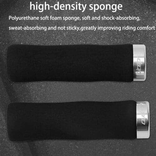 Bicycle Handlebar Ultra Light Single-Sided Lock Sponge Cover Grip Folding Bike MTB Mountain Bicycle 74g Lockable Handlebar Grips