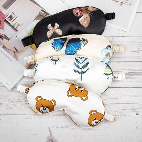 1PC Sleep Cup Breathable Nap Eye Cover Sleeping Patch No Pressure Good Rest Cute Bear