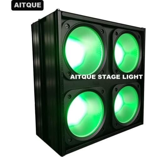 10pcs Led dj led stage professional cob blinder 4x30w audience blinder dmx rgb led spotlight blinders 4eyes led pixel light