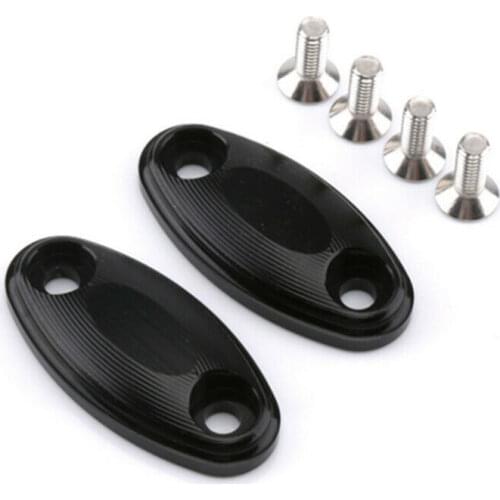 2x Motorcycle CNC Rear view Mirror Base Decorative Cover For Honda CB600F 2017-2018 Custom