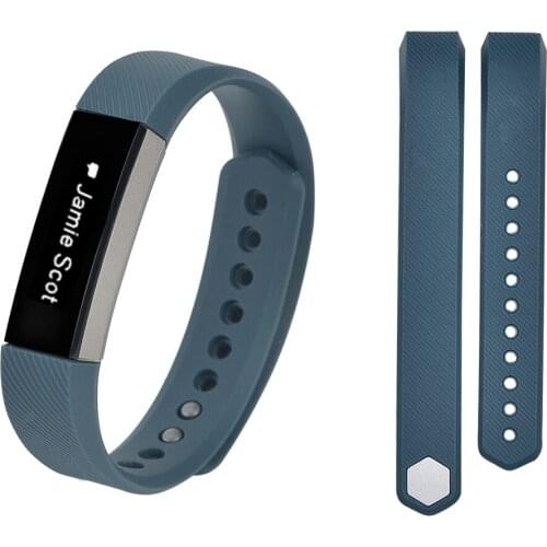 200pcs/Lot 18 colors Luxury Silicone Watchband For Fitbit Alta High Quality Replacement Wrist Band Silicon Strap Clasp for Alta