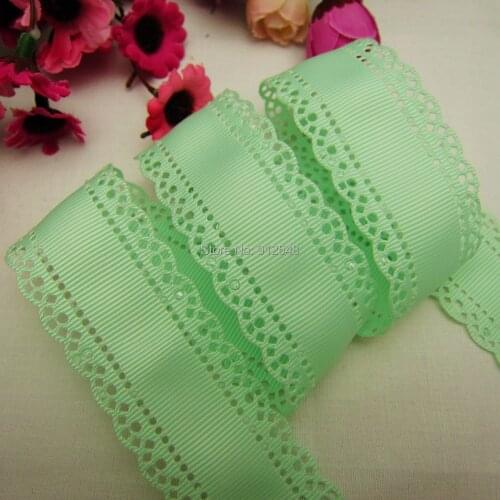 30mm Hollow Flowers solid Grosgrain ribbon, DIY handmade materials,Clothing accessories,Gift Wrapping 1410153