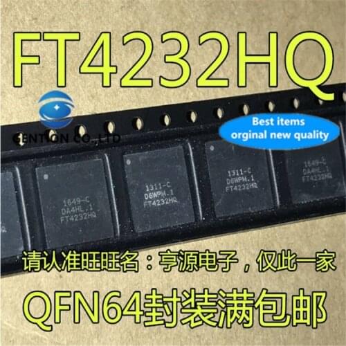 5pcs 100% new and orginal real stock FT4232HQ FT4232 USB high speed hub module chip QFN64 a lot
