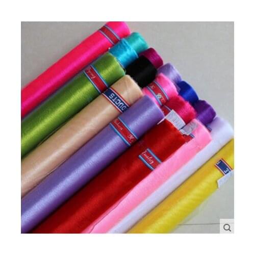 75cmWide 50 meter Snow Yarn Wedding Prop Car Road Decorative Stairs Party Decor Fiber Chair Bows Table Runner Sash Arch Yarn