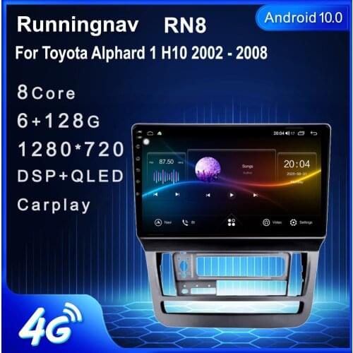 Android 10.1 For Toyota Alphard 2002-2011 Multimedia Stereo Car DVD Player Navigation GPS Radio