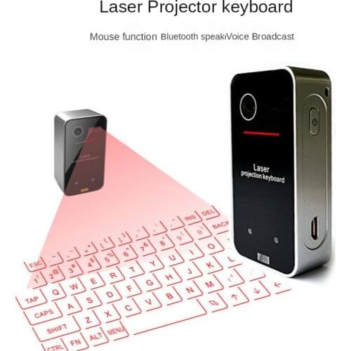 Bluetooth Keyboard Bluetooth Virtual Projection Keyboard Wireless Laser Keyboard Laser Keyboard Supports Speech