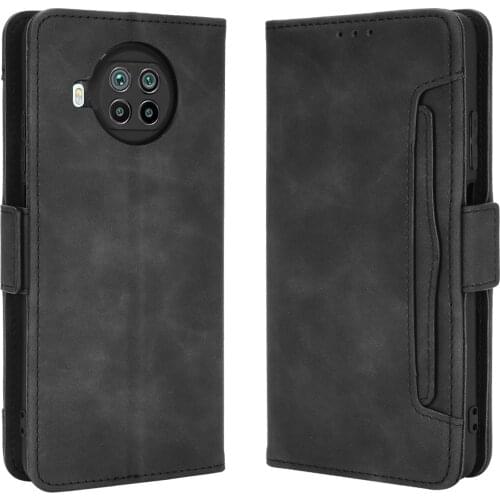 Business Card Slots Leather Wallet Bag for Xiaomi 10T Lite 5G POCO X3 NFC Pocophone M3 Redmi K30S Note 9S 9 Pro Flip Case