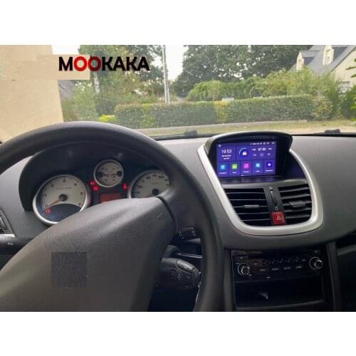 For Peugeot 207 2007-2014 PX6 Android 10.0 4+64G Screen GPS Navigation Auto Audio Stereo Radio DVD Player Recorder Head Unit DSP