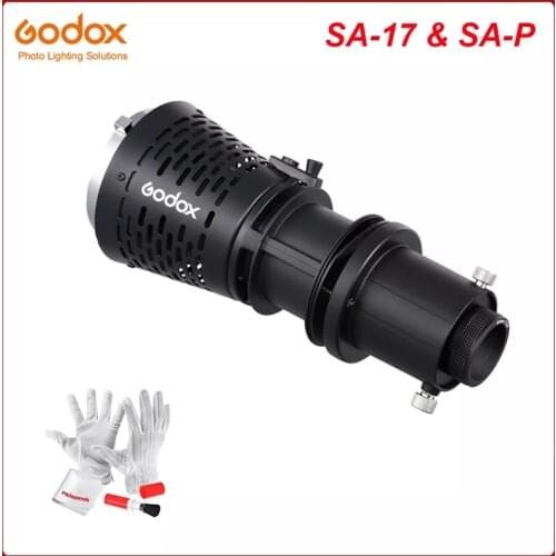Godox SA-17 Bowens Mount Adapter Godox SA-P Projection Attachment for Bowens Mount LED Continuous Light Video & Photography