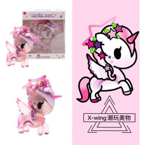 Mystery Box Tokidoki StarFairy Pink Unicorn Is Available In 3 Inches Blind Box Home Decore Kawaii Accessories Collectible Gift