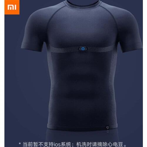 Xiaomi mijia mens smart sportswear sensor monitoring high elastic fast dry summer t-shirt running short sleeve PRE-SALE