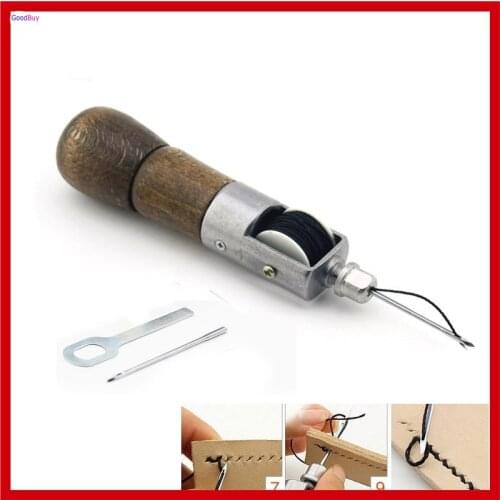 New Professional Stitch Leather Sewing Awl Universal Leather Quick Speed Stitcher Sewing Awl Tool