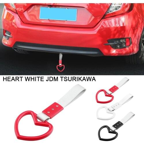 New JD-M Racing HANDLE STRAP RING with Strong nylon strap for SUBWAY TRAIN BUS HANDLE STRAP CHARM Drift Car enthusiast Universal