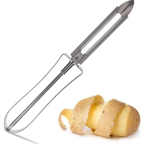 Stainless Steel Vegetable Peeler Versatile Potato Peeler Carrots Peeler Cucumber Peeler Slicer Kitchen Fruits Vegetables Tool