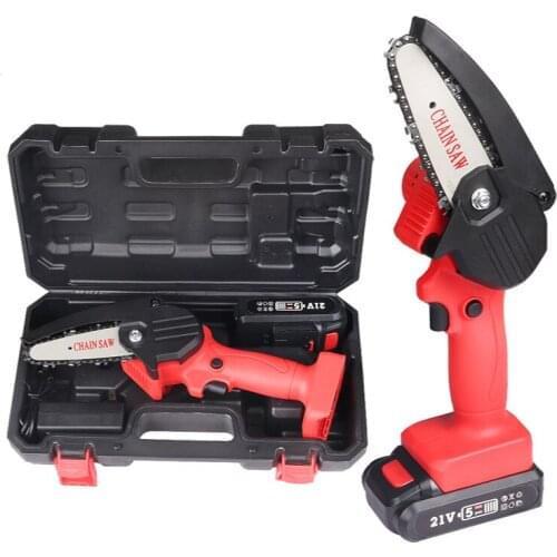 21V 4 Inch Portable Electric Pruning Saw Household lithium battery Multi-function Electric Saws for Garden Logging Woodworking