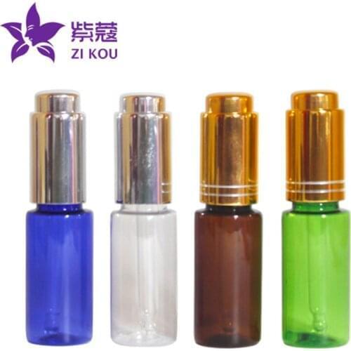 Factory Direct Supply Super Low Price 20ml 5pcs/lot Multicolor Pressure Dropper Bottle