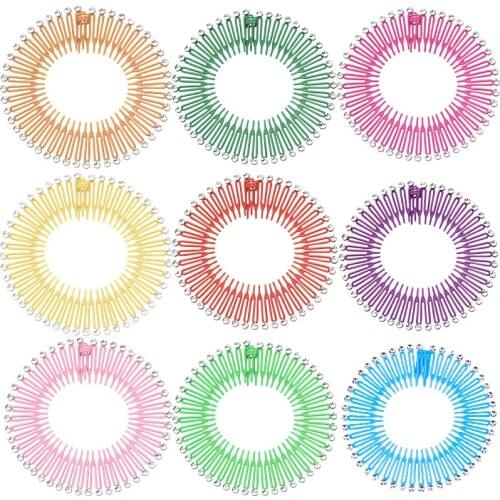 Candy colors Hair Comb Ladies Stretchy Banana Barrettes Magic Slide Comb Clip Hairpins Hair Accessories For Women ACC109