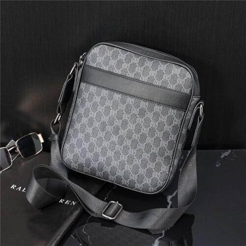 Luxury Men Bag Lattice Designer Handbags Mens Crossbody Shoulder Bags for Men 2021 Leather Messenger Bag Man Purse Bolso Hombre
