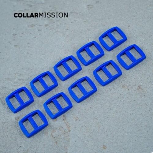 Retailing fine workmanship plastic slider Tri-Glid for bag cat dog leash backpacks accessory dark blue RZK15SJ15