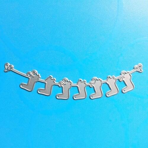 YLCD161 Socks Metal Cutting Dies For Scrapbooking Stencils DIY Photo Album Cards Decoration Embossing Folder Die Cuts Template