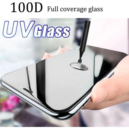 Nano Liquid Glue UV Tempered Glass Film For iphone 11 12 pro Max Full Cover Screen Protector For Apple 6s 7 8 plus X XR XS Glass