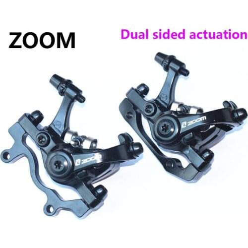 ZOOM Bicycle Brake Mountain MTB Bike Brakes Caliper Front Rear Disc HS1/G3 160/180 Rotor different to Avid BB7/ BB5 parts 2018