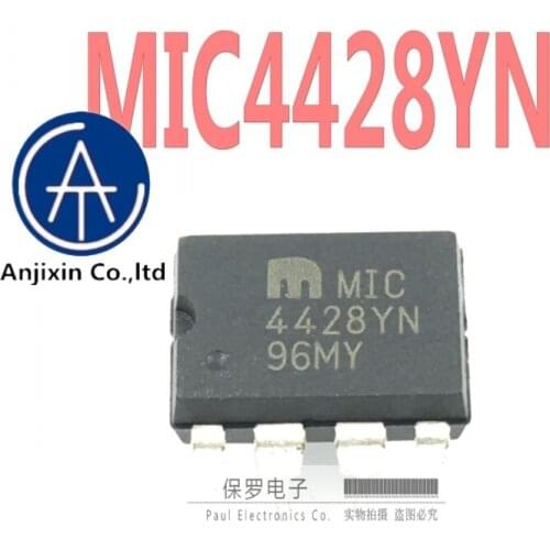 10pcs 100% orginal new real stock Bridge driver MIC4428YN MIC4428 DIP-8